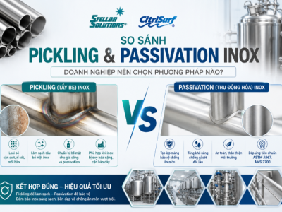 So Sánh Pickling Và Passivation Inox: Doanh Nghiệp Nên Chọn Phương Pháp Nào?