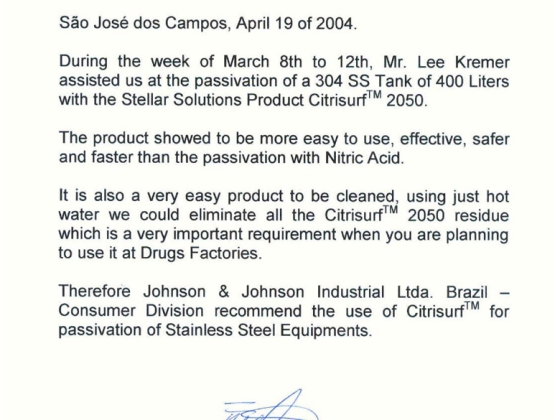 Johnson và Johnson giới thiệu các sản phẩm Citrisurf